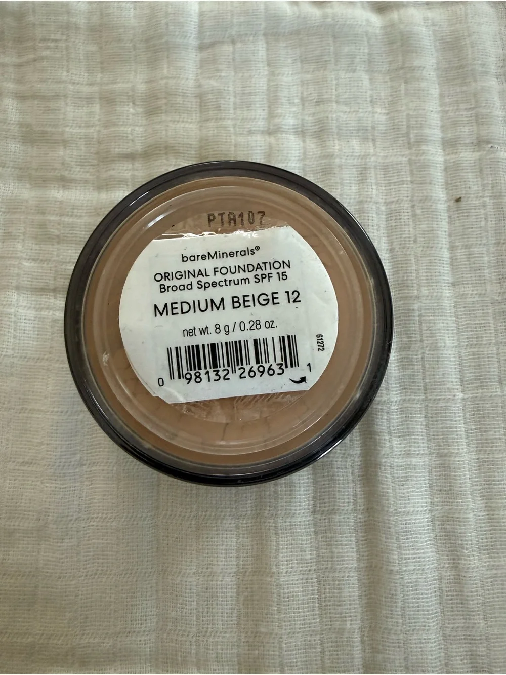 New Bare Minerals Original Loose Powder Foundation SPF 15 Medium Beige 12